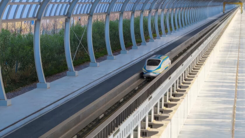 Fotografía que ilustra la noticia: China acelera su apuesta por el maglev: récord de 800 km/h en 5,3 segundos en una pista experimental