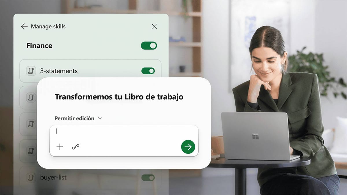 Fotografía que ilustra la noticia: Excel Canvas: Microsoft prepara paneles visuales con IA para sus hojas de cálculo