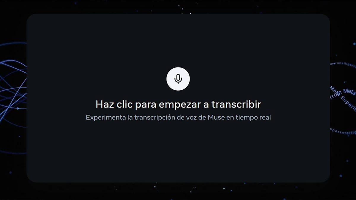 Fotografía que ilustra la noticia: Meta presenta Muse Voice Transcribe, una IA que distingue más de 20 voces y transcribe en 70 idiomas en tiempo real