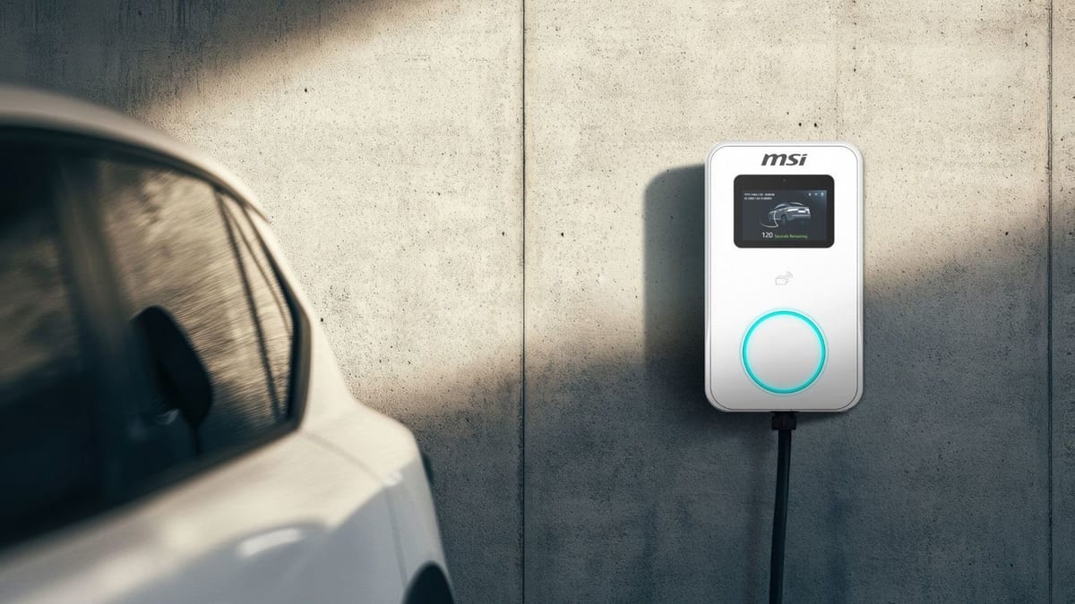 Fotografía que ilustra la noticia: MSI entra en la movilidad eléctrica y lanza sus primeros cargadores para coches en España