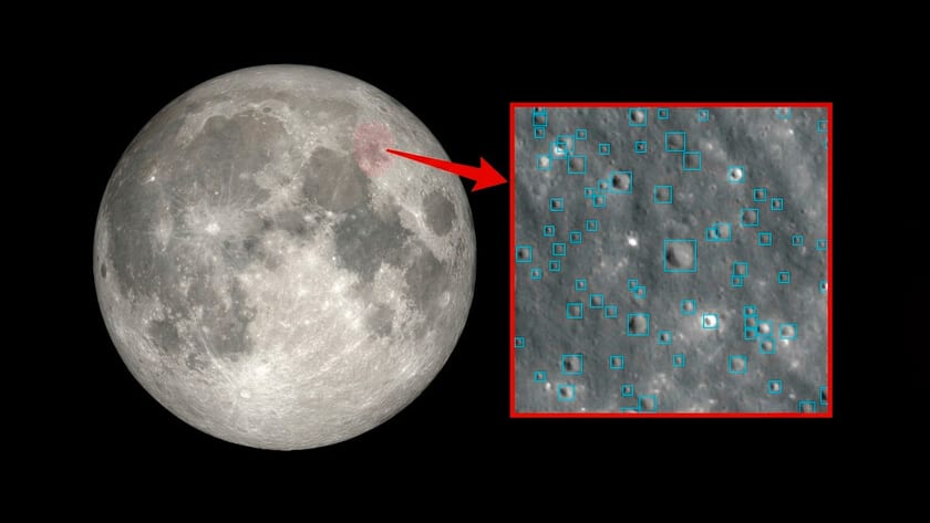 Fotografía que ilustra la noticia: NASA e IBM crean una IA de código abierto para buscar hielo y cartografiar cráteres en la Luna