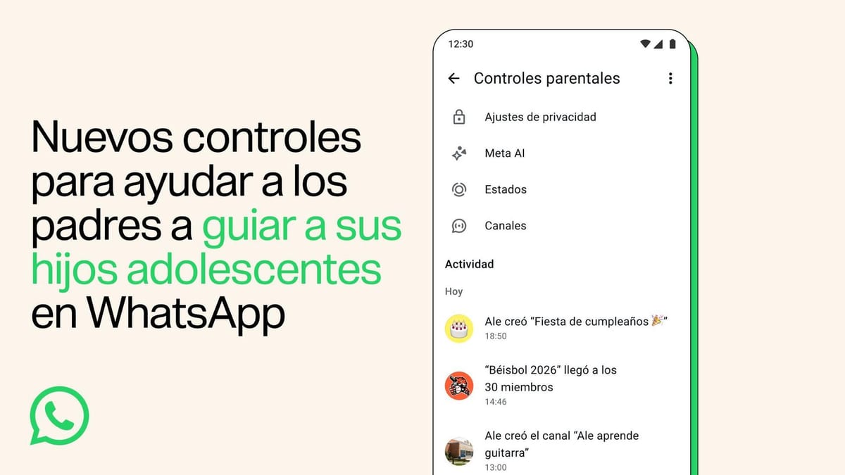 Fotografía que ilustra la noticia: WhatsApp presenta controles parentales para adolescentes sin comprometer el cifrado