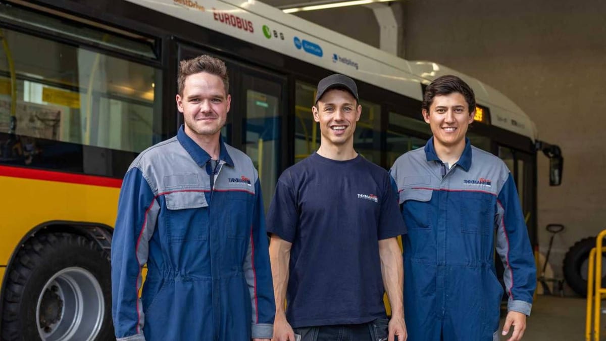 Fotografía que ilustra la noticia: Winduction, la startup suiza que recarga autobuses eléctricos por las ruedas en cada parada